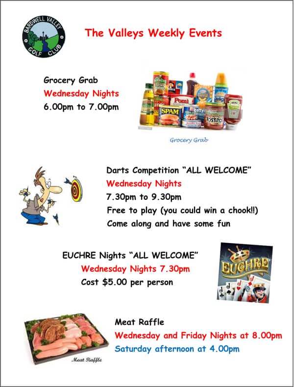 The-Valleys-Weekly-Events
