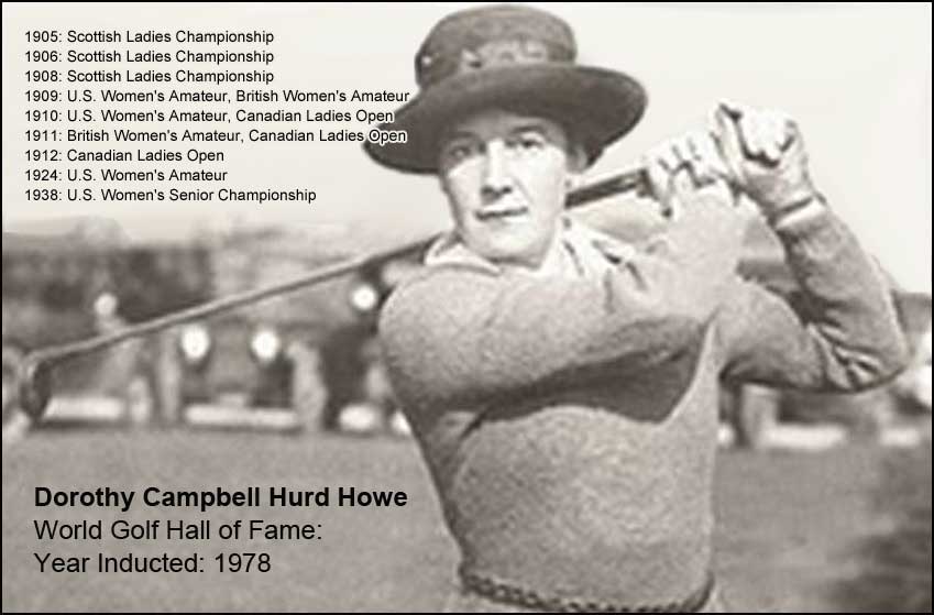 Dorothy Campbell won the first of her three U.S. Women's Am titles in 1909