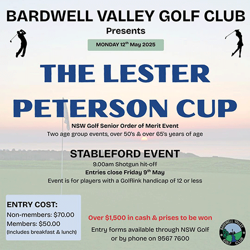 NSW Golf Senior Audit of Merit Event